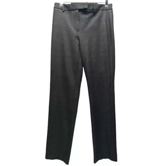 Talbots Women's High Waist Straight Fit Dress Pants Flat Front Size 6 Black Wht - Picture 1 of 7